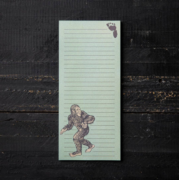 Sasquatch Notepad - Counter Couture