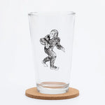 Sasquatch Pint Glass - 16oz Beer Glass - Made in the US - Counter Couture