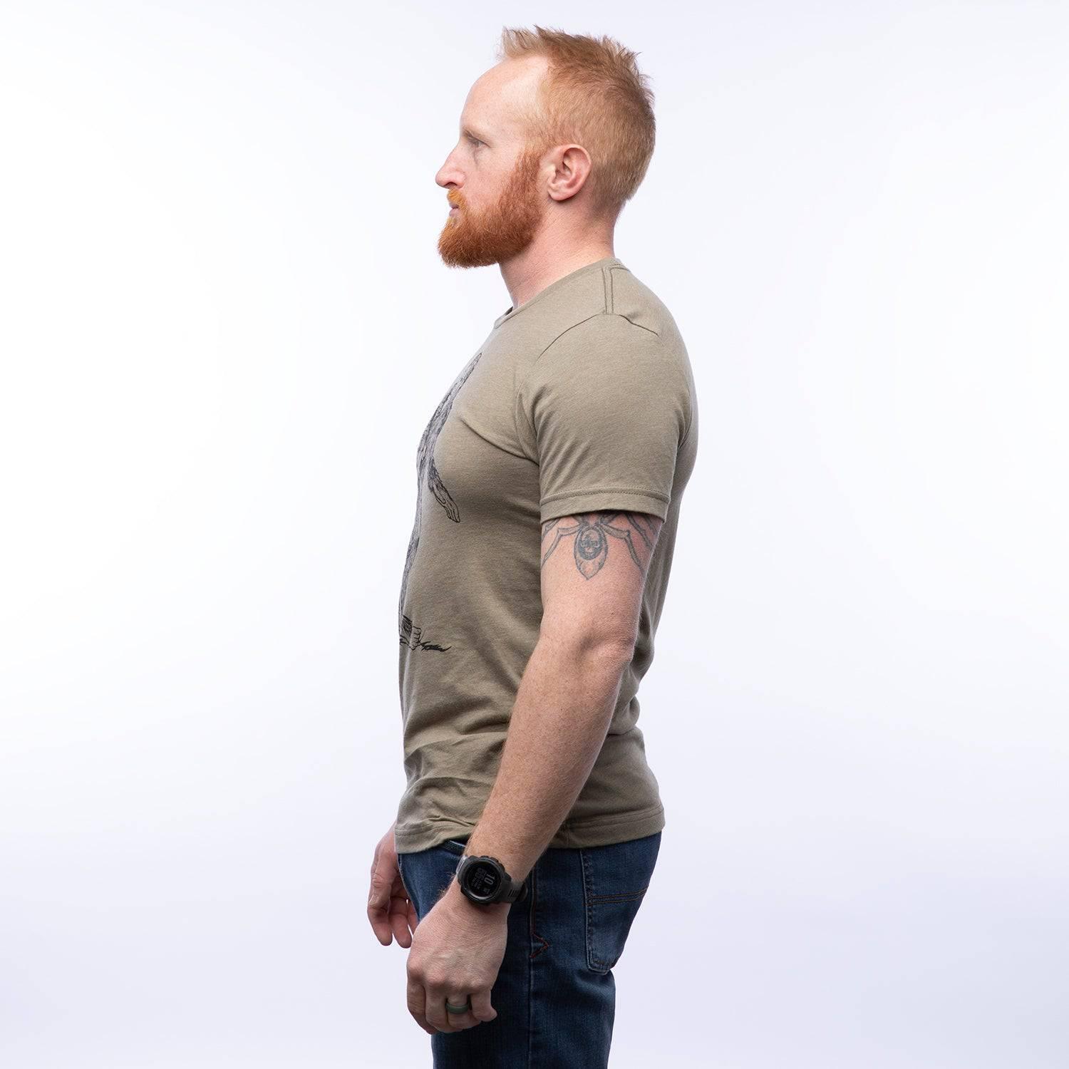 Sasquatch Unisex T-shirt - Eco-Friendly, Hand-Drawn - Counter Couture