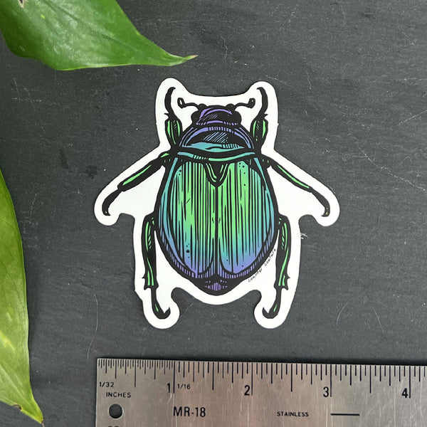 Scarab Beetle Sticker