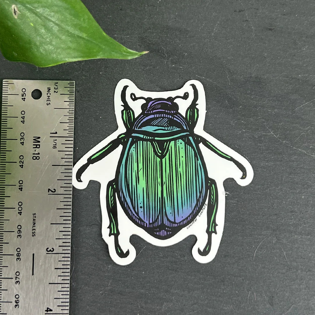 Scarab Beetle Sticker - Counter Couture