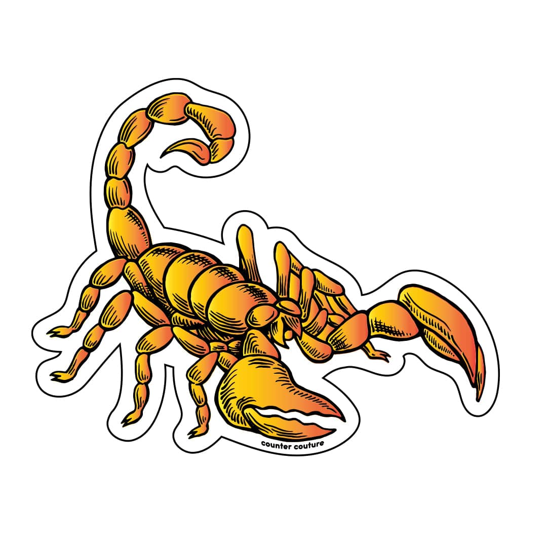 Scorpion Sticker - Counter Couture
