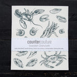 Seafood Swedish Dish Cloth - Eco-Friendly & Biodegradable - Counter Couture