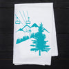 Ski Lift Flour Sack Towel - Dish Towel - Home Decor - Counter Couture