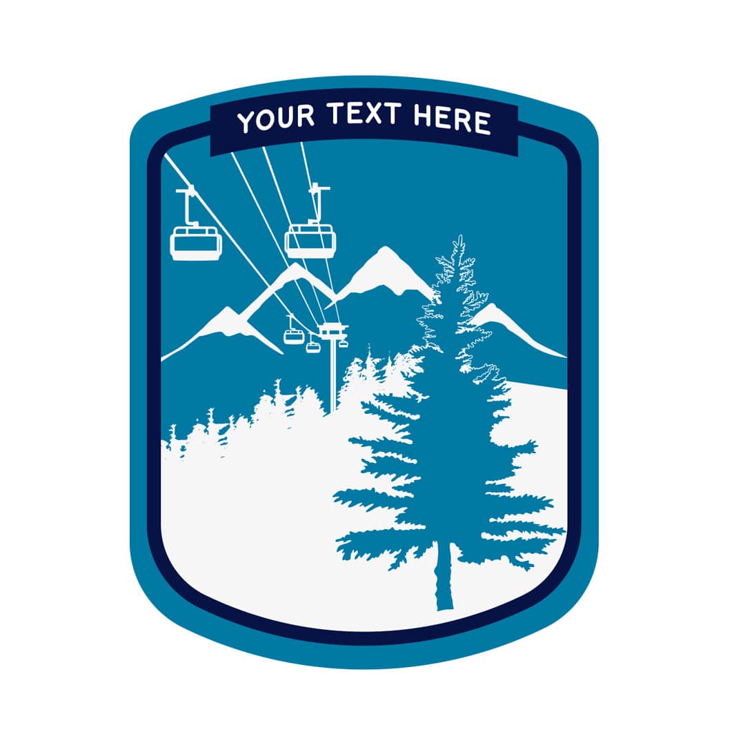 Sticker - Ski Lift Name Drop - Counter Couture
