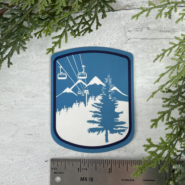 Ski Lift Sticker