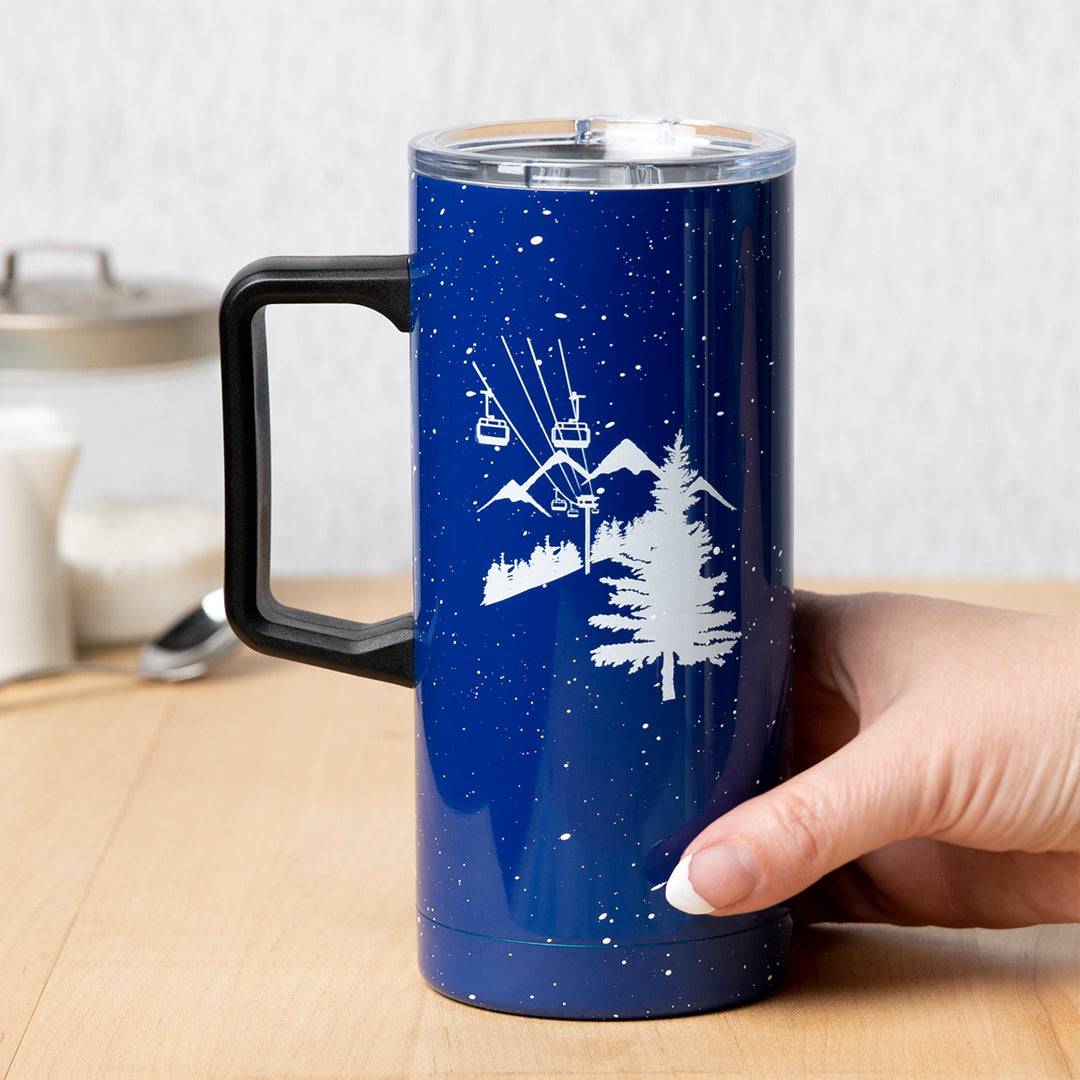 Ski Lift Insulated Travel Teacup - Counter Couture