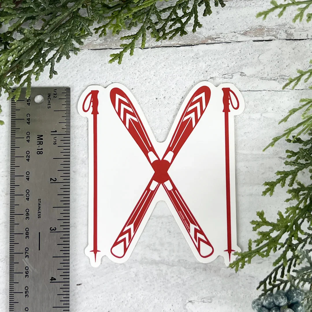 Skis Sticker - Counter Couture