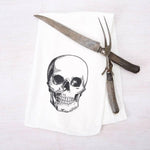 Skull Flour Sack Towel - Eco-Friendly | Hand-Drawn - Counter Couture