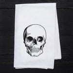 Skull Flour Sack Towel - Eco-Friendly | Hand-Drawn - Counter Couture