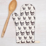 Skull Oven Mitt - Spooky Kitchen Accessory, Heat Resistant Up to 500°, Unique Gift Idea - Counter Couture