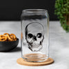 Skull Iced Coffee Can Glass - Counter Couture