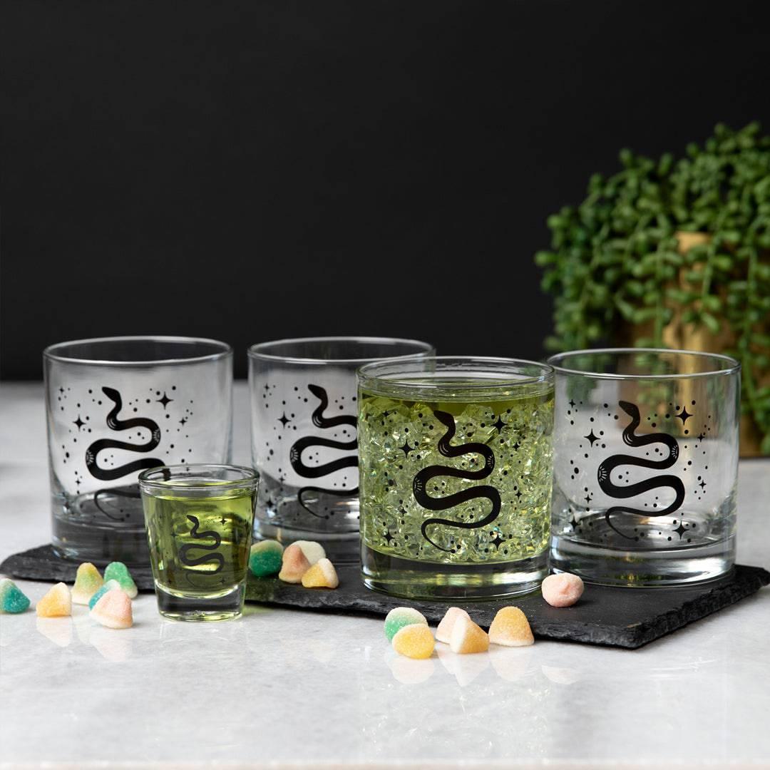 Snake Rocks Glass - 11oz Whiskey Glass - Locally Made - Counter Couture