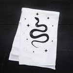 Snake Flour Sack Towel - Eco-Friendly | Hand-Drawn - Counter Couture
