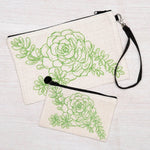 Succulent Zipper Pouch - Counter Couture