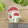 Toadstool Mushroom Sticker