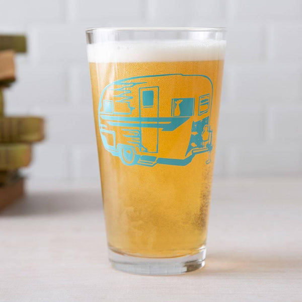 Trailer Beer Pint Glass-Counter Couture