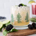 Trees Rocks Glass - 11oz Whiskey Glass - Locally Made - Counter Couture