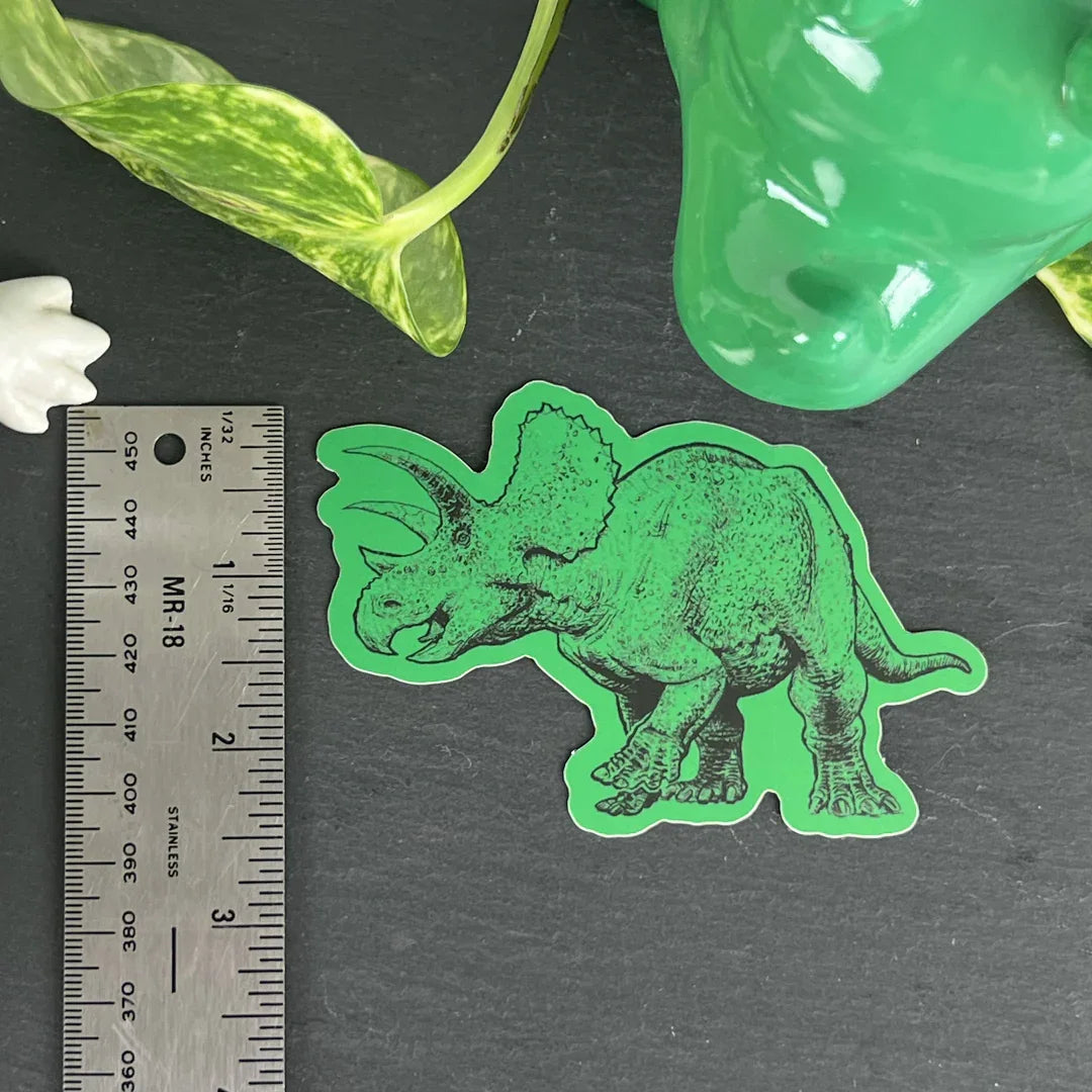 Triceratops Die Cut Sticker - Counter Couture