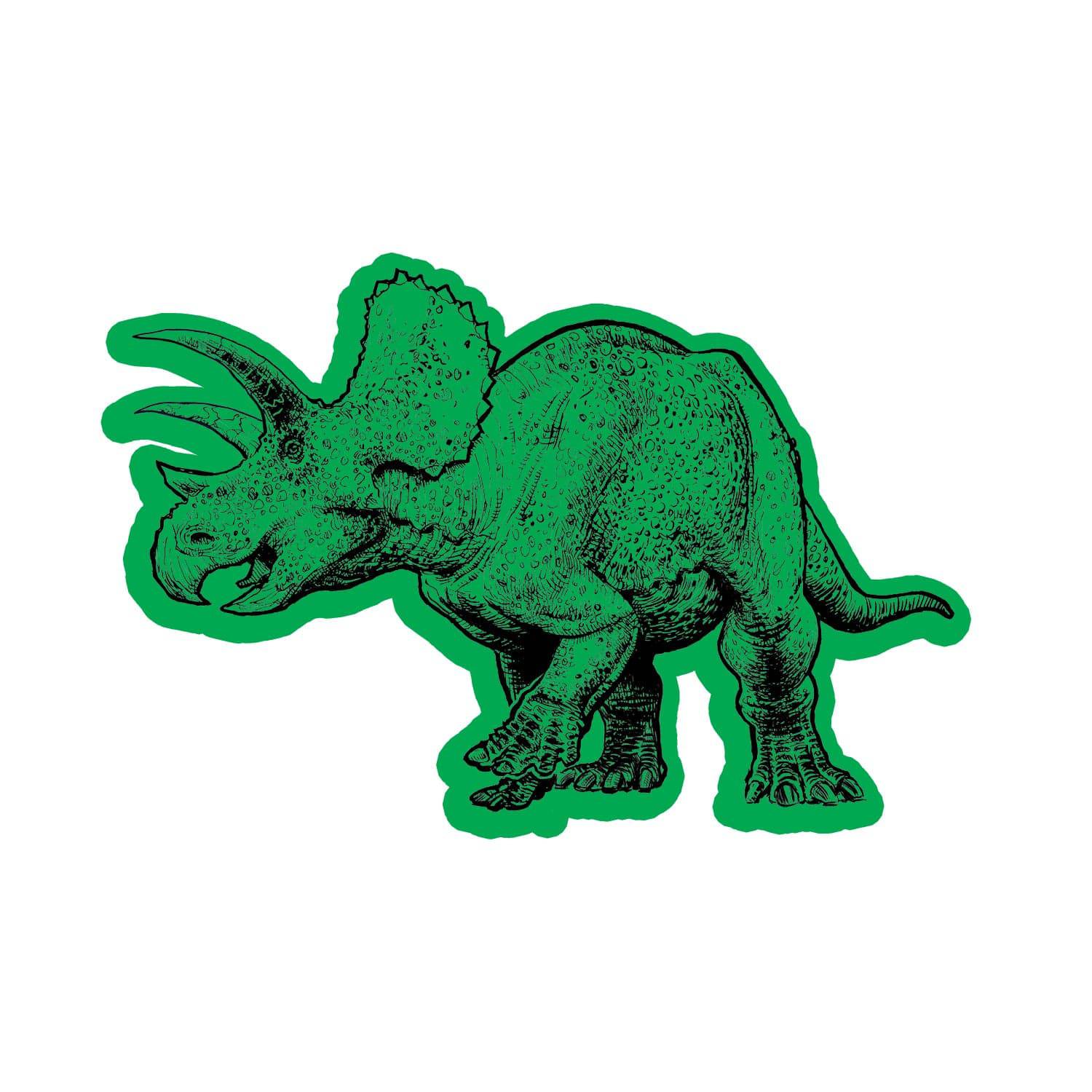 Triceratops Die Cut Sticker - Counter Couture