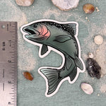 Trout Die Cut Sticker - Counter Couture