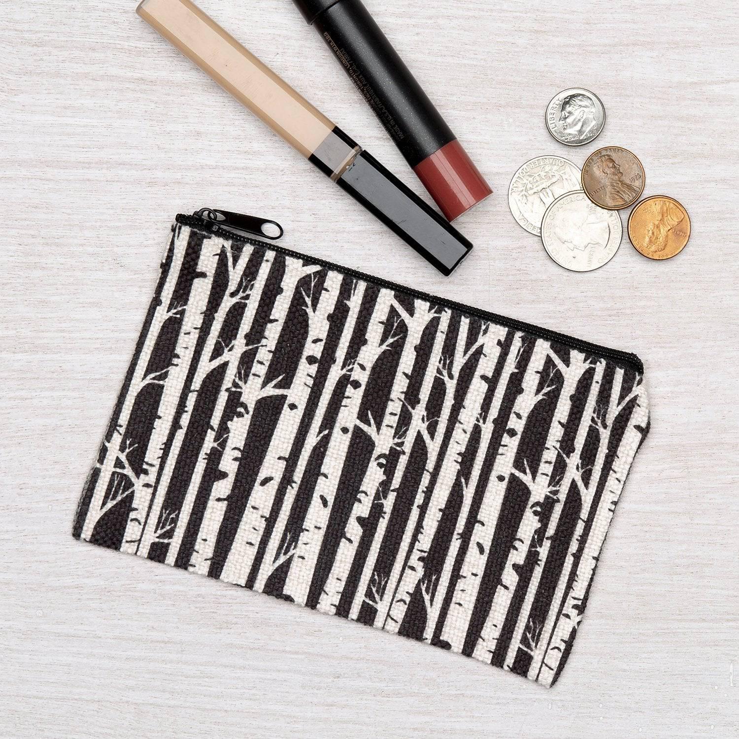 Birch Trees Zipper Pouch - Counter Couture