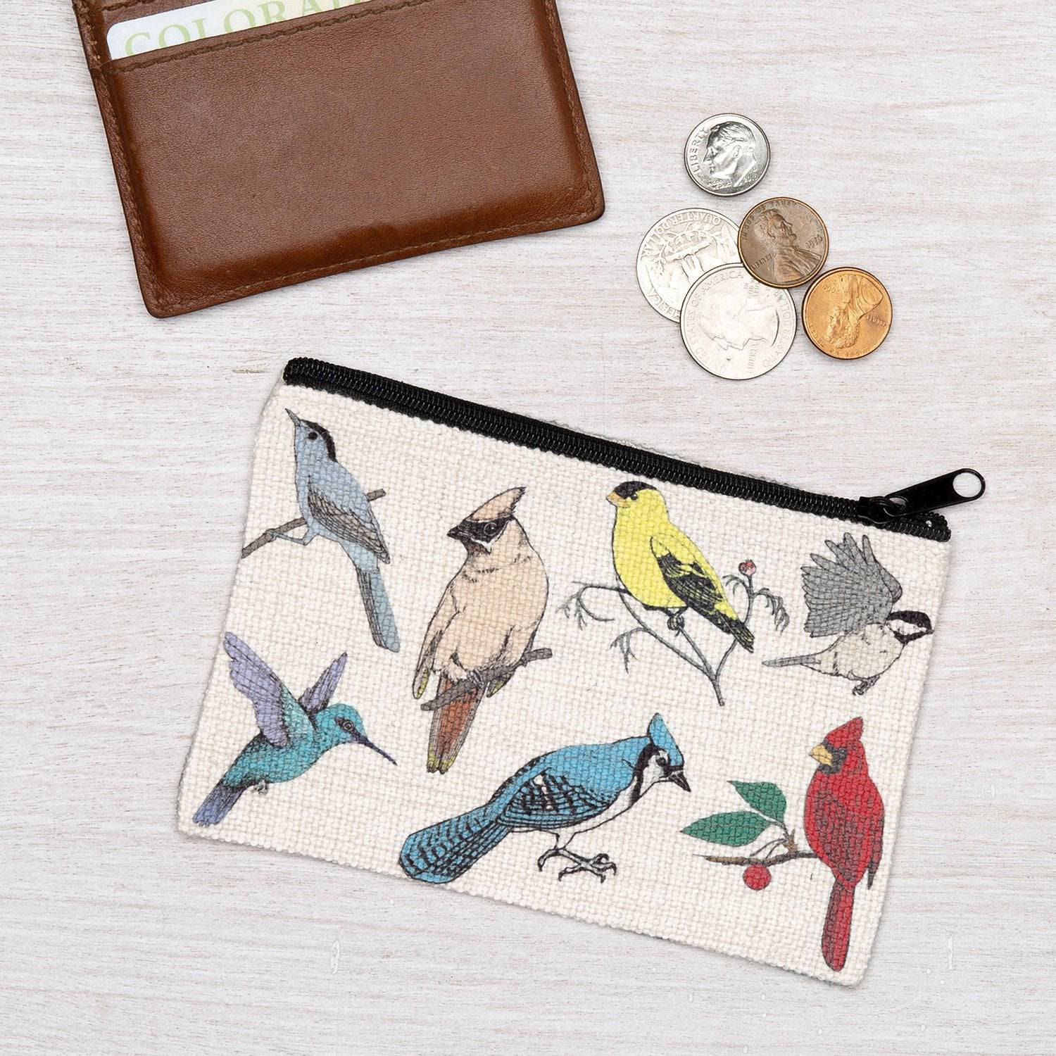 Birds Zipper Handbag - Counter Couture