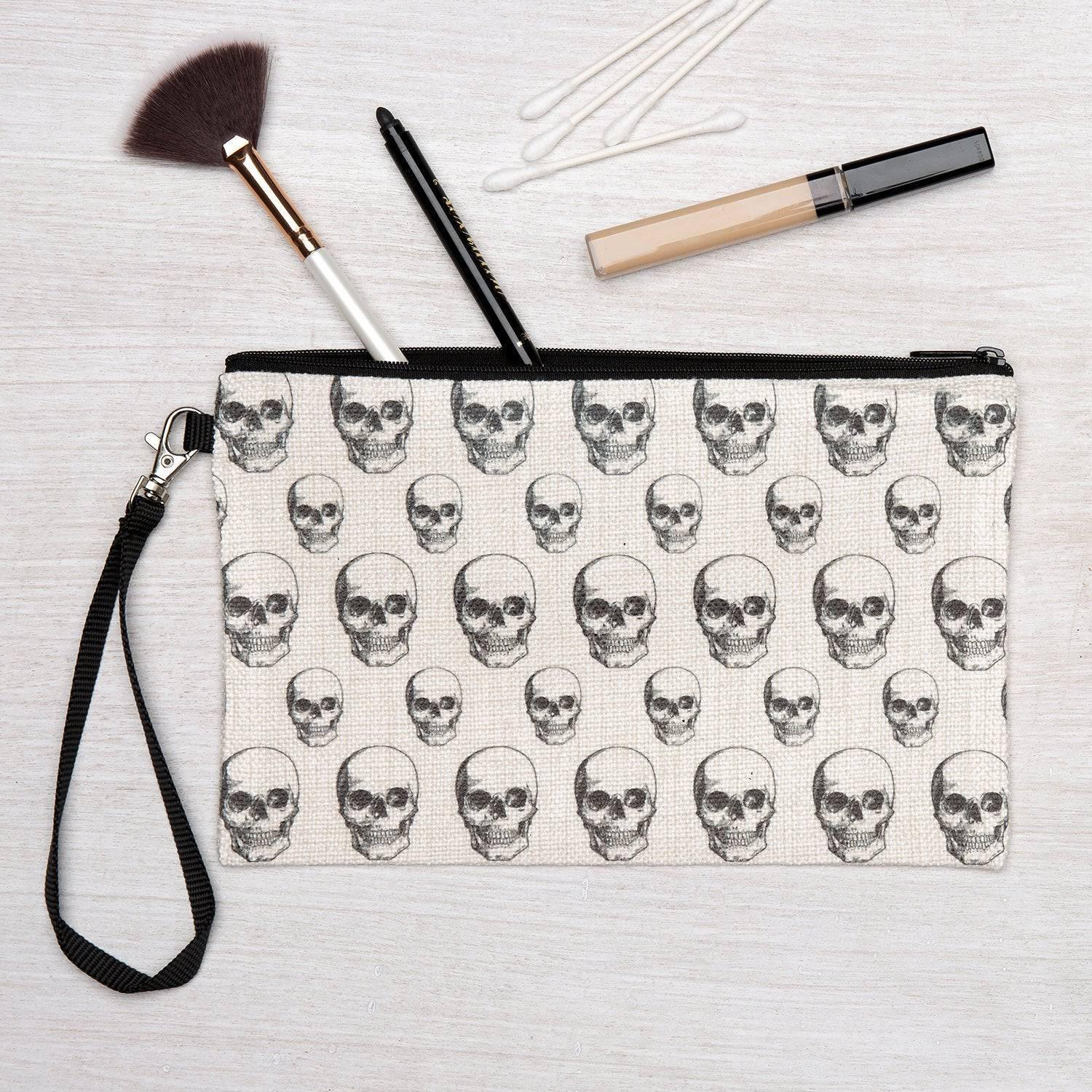 Skull Zipper Pouch - Counter Couture