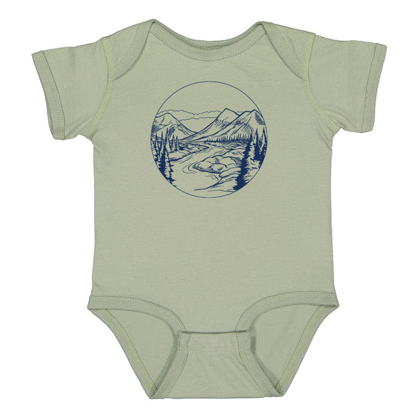 Mountains Baby One Piece - Counter Couture