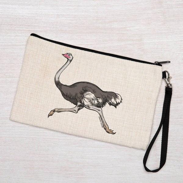 Ostrich Zipper Wallet - Counter Couture